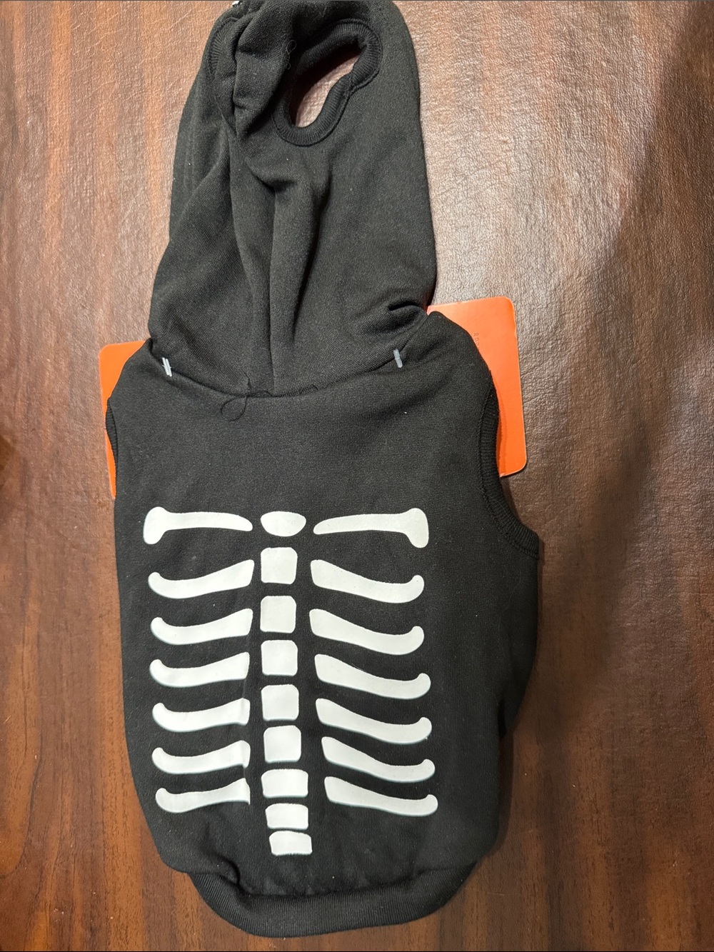 Boots & Barkley Skeleton Dog Hoodie Glow Halloween Small NWT small